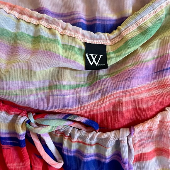 Colorful Striped W Swim Cover Up - Picture 3 of 4